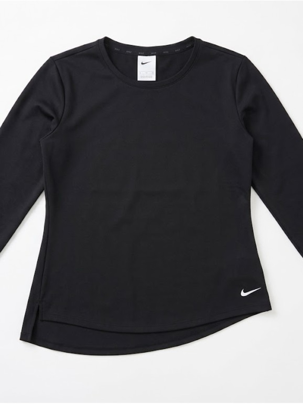 Nike Black Women’s Long-Sleeve Crew Athletic Top